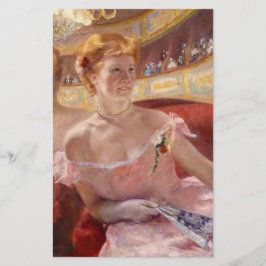 真珠のネックレス&ピンクドレスを着たアメリカ人女性 便箋