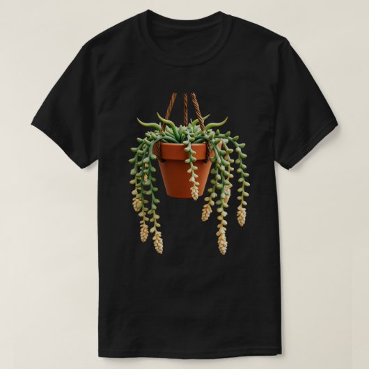 真珠のネックレス Tシャツ (デザイン正面)
