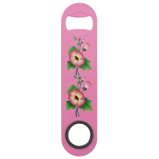 真珠のピンクの花サンダー_コーブ スピード栓抜き (裏面)