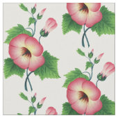 真珠のピンクの花サンダー_コーブ ファブリック (クローズアップ)