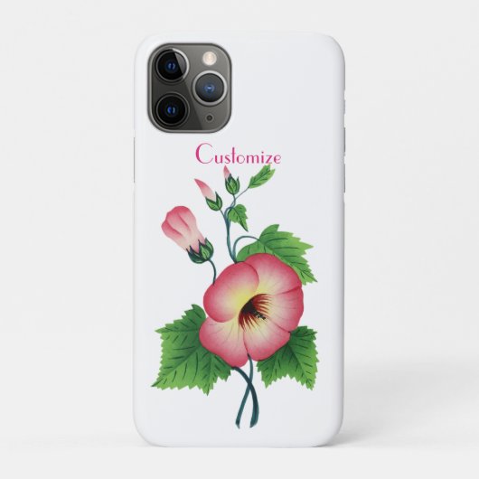 真珠のピンクの花サンダー_コーブ Case-Mate iPhoneケース (裏)
