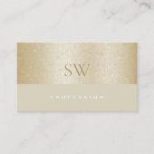 真珠のヘビ模様の美しい母モノグラム 名刺 (正面)