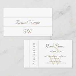 真珠のヘビ模様の金母モノグラム 名刺