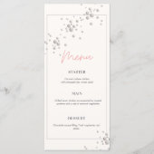 真珠のベビーシャワー メニュー (正面)