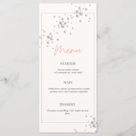 真珠のベビーシャワー メニュー