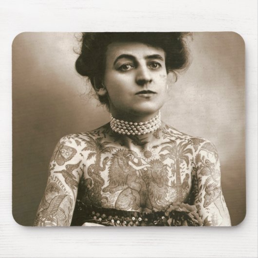 真珠のマウスパッドによって入れ墨される マウスパッド (正面)