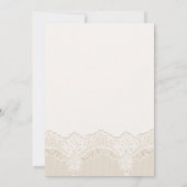 真珠のリハーサル結婚ディナーとウィーレース 招待状 (裏面)