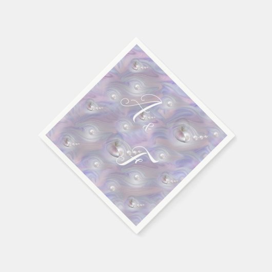 真珠の与え誕生の母 スタンダードカクテルナプキン (角)