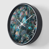 真珠の人魚はかりで測の母 壁時計 (傾斜)