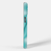 真珠の付いた緑のシルクの蝶 Case-Mate iPhoneケース (裏面 / 右)