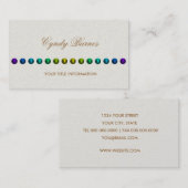 真珠の名刺の文字列を含む任意の色 名刺 (正面/裏面)