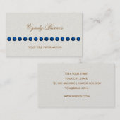 真珠の名刺の文字列を含む任意の色 名刺 (正面/裏面)