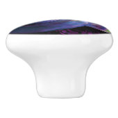 真珠の外観の海の熱帯乳白色の母親 セラミックノブ (側面)