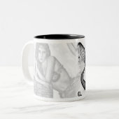 真珠の宝物マグ ツートーンマグカップ (正面左)