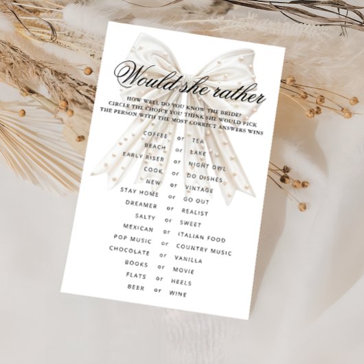 真珠の弓は彼女はむしろシャワーゲームをシャワー