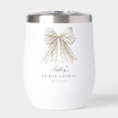 真珠の弓彼女は結び目ブライダルシャワー (正面)