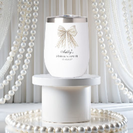 真珠の弓彼女は結び目ブライダルシャワー