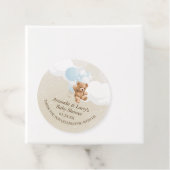 真珠の待ちダスティブルーテディベア フェイバータグ (インサイチュ)