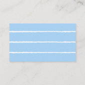 真珠の待ち笛テディベアおむつラッフル エンクロージャーカード (裏面)