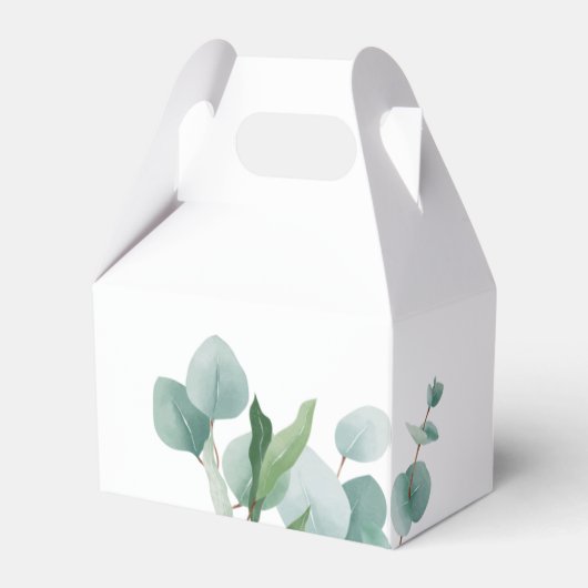 真珠の待ち赤ちゃんシャワーウッドランドベア動物 フェイバーボックス (裏面サイド)