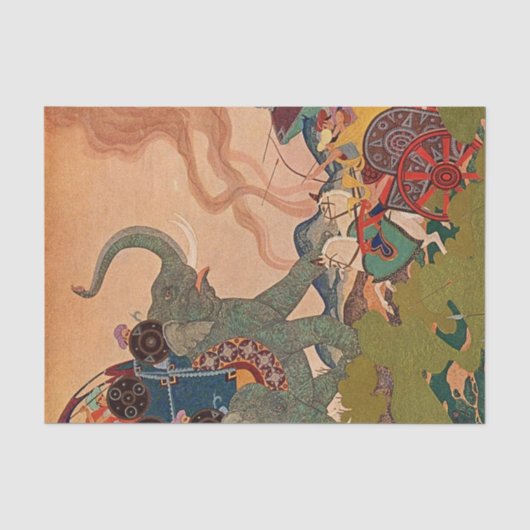 「真珠の戦士」エドモン・デュラック 薄葉紙 (正面)