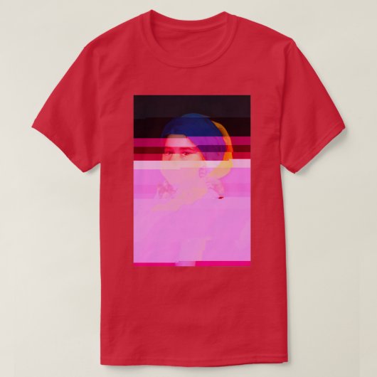 真珠の指輪を持つ女の子 Tシャツ (デザイン正面)