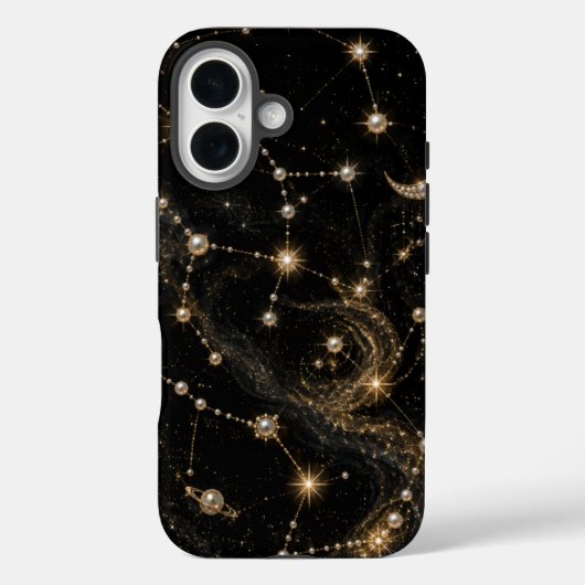 真珠の星座iPhoneケース Case-Mate iPhoneケース (裏面)