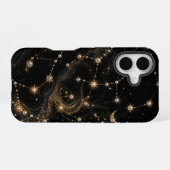 真珠の星座iPhoneケース iPhone 16ケース (裏面横)