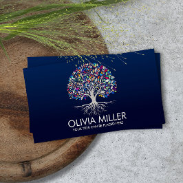 真珠の木 – カラフル葉 名刺