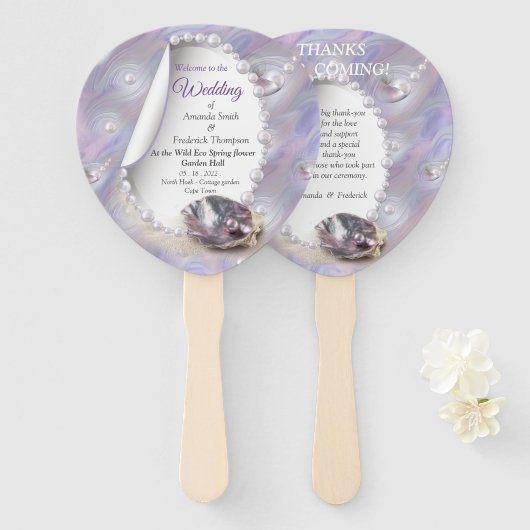 真珠の母と渦巻く交響曲 ハンドファン (正面&裏面)