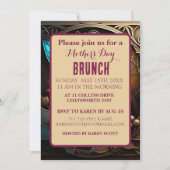 真珠の母の日とブルゴーニュの金属芸術 招待状 (正面)