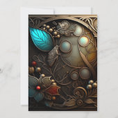 真珠の母の日とブルゴーニュの金属芸術 招待状 (裏面)