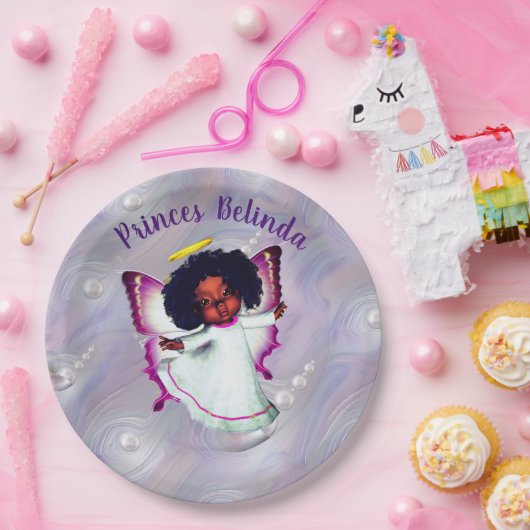 真珠の母は与えベビー真珠への誕生 ペーパープレート (パーティー)