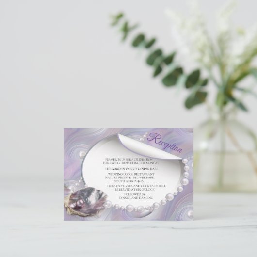 真珠の母は液体の渦巻きのように結合 エンクロージャーカード (スタンド正面)