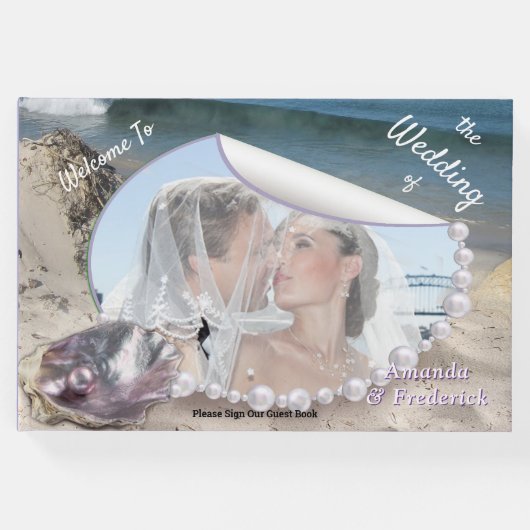 真珠の母は液体の渦巻きのように結合 ゲストブック (正面)