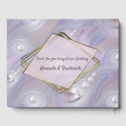 真珠の母は液体の渦巻きのように結合 ゲストブック (裏面)