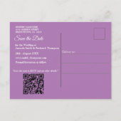 真珠の母は液体の渦巻きのように結合 案内ポストカード (裏面)