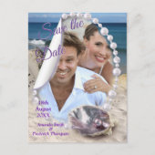 真珠の母は液体の渦巻きのように結合 案内ポストカード (正面)