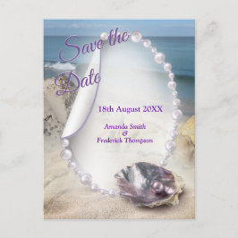 真珠の母は液体の渦巻きのように結合 案内ポストカード