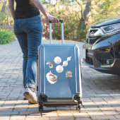 真珠の母与えはベビー真珠に誕生。 シール (スーツケースインサイチュ)