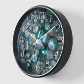 真珠の母 壁時計 (傾斜)