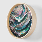 真珠の母 壁時計 (傾斜)