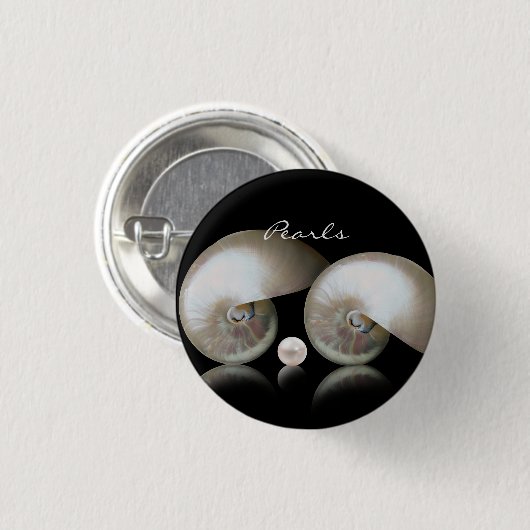 真珠の母 缶バッジ (正面&裏面)