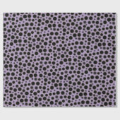 真珠の泡茶の模様（紫） ラッピングペーパー (フラット)