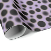 真珠の泡茶の模様（紫） ラッピングペーパー (ロールコーナー)