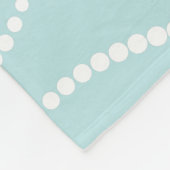 真珠の波 フリースブランケット (角)