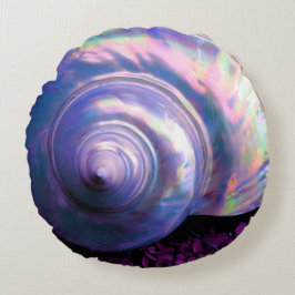 真珠の海の熱帯性乳白色の母親 ラウンドクッション