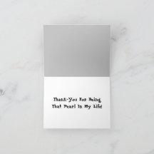 真珠の海サンキューカード