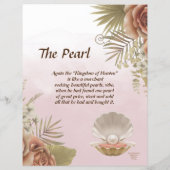 真珠の留パーソナライズされた置 (裏面)