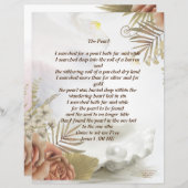 真珠の留パーソナライズされた置 (正面/裏面)